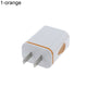 Universal Home Travel Portable LED 2 USB Ports Smart Charger Adapter US/EU Plug - Ecart