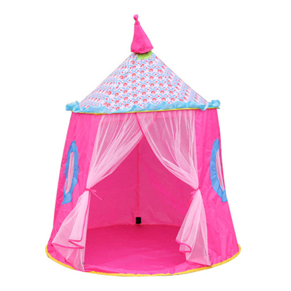 Lovely Castle Foldable Kids Tent Ger Yurt Indoor Outdoor Playhouse Game House - Ecart