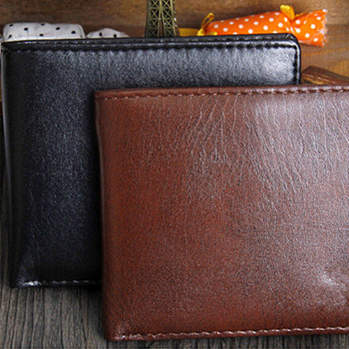 Men's Faux Leather Wallets & Card Cases