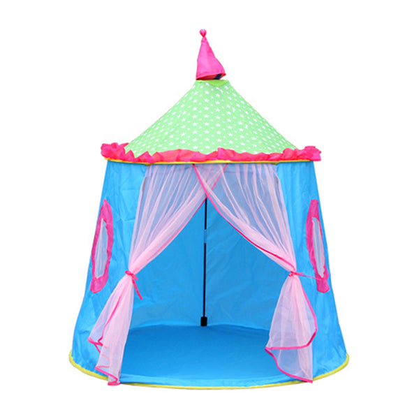 Lovely Castle Foldable Kids Tent Ger Yurt Indoor Outdoor Playhouse Game House - Ecart