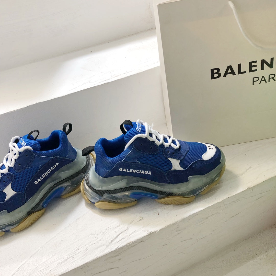 Balenciaga Triple-s Tess.s.Gomma Unisex Sneaker Shoes 87