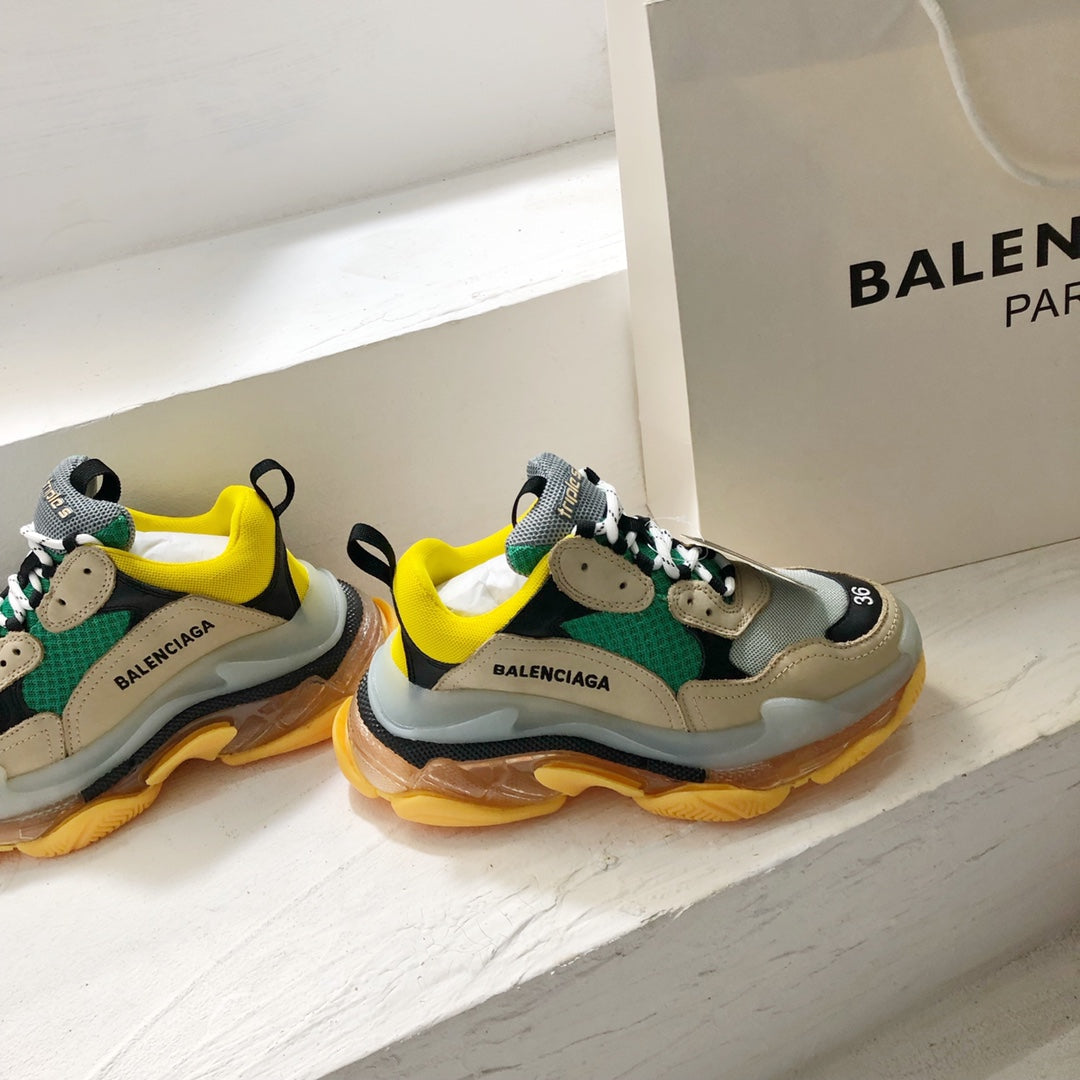 Balenciaga Triple-s Tess.s.Gomma Unisex Sneaker Shoes 84