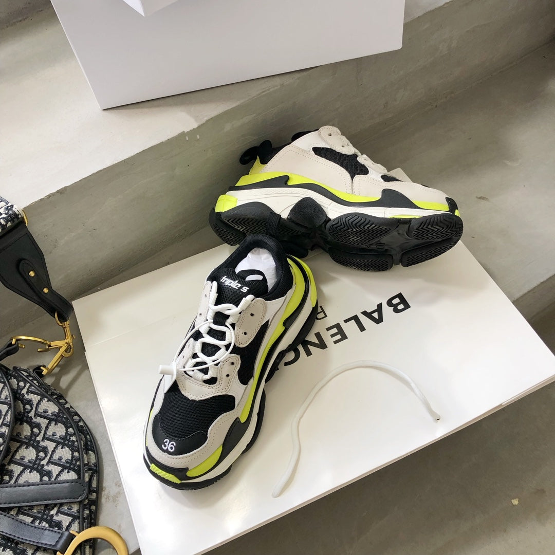 Balenciaga Triple-s Tess.s.Gomma Unisex Sneaker Shoes 80