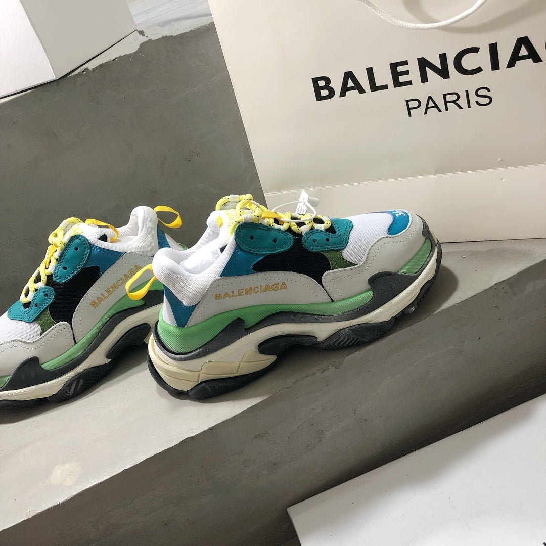 Balenciaga Triple-s Tess.s.Gomma Unisex Sneaker Shoes 36