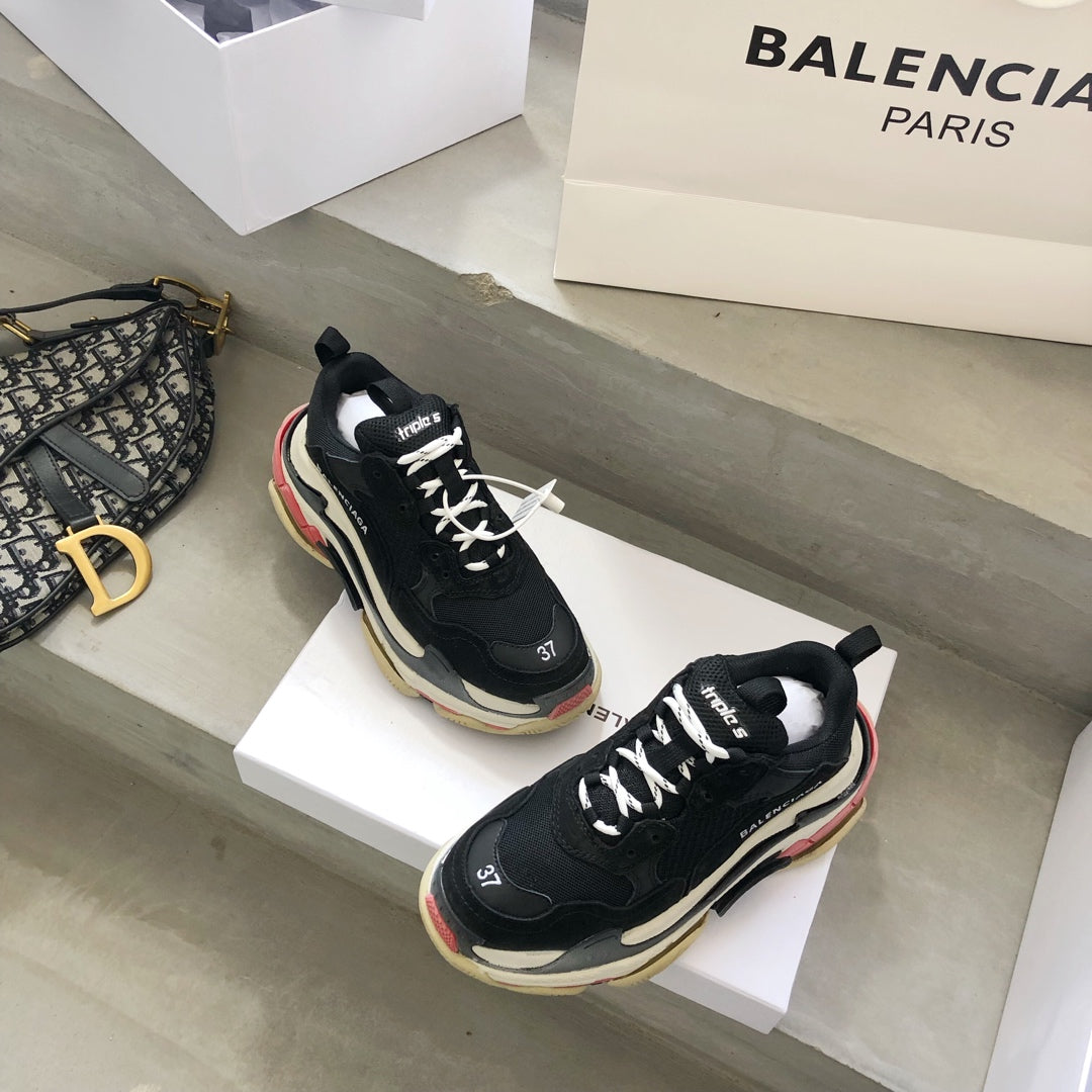 Balenciaga Triple-s Tess.s.Gomma Unisex Sneaker Shoes 19