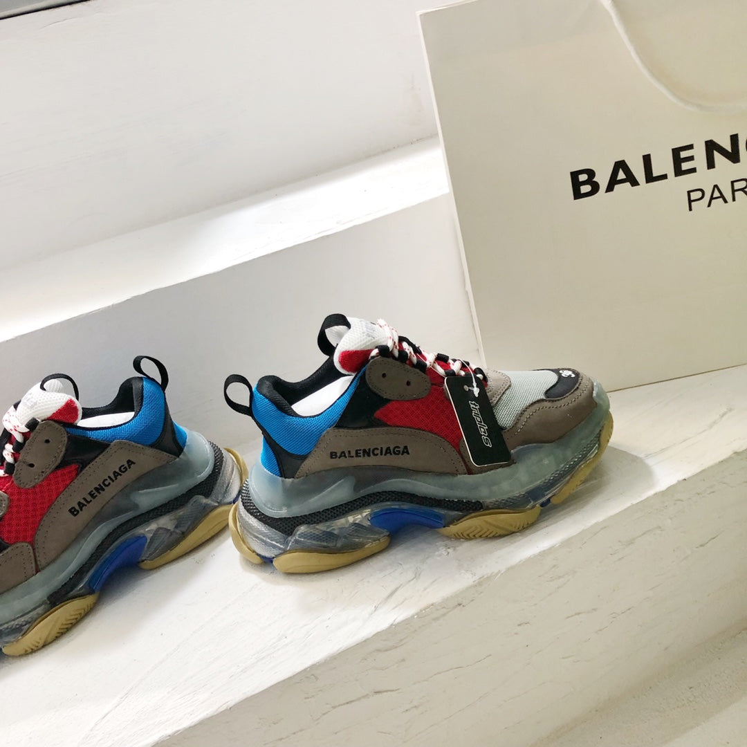 Balenciaga Triple-s Tess.s.Gomma Unisex Sneaker Shoes 05