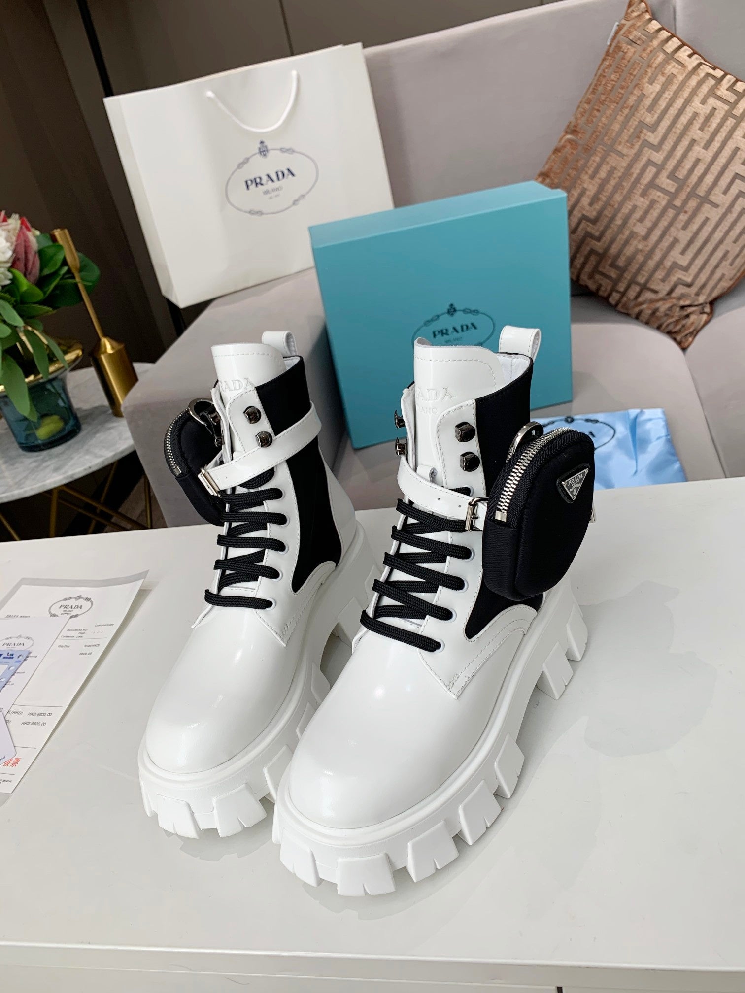 Prada Women Fashion Casual Sneaker Boots Shoes 39