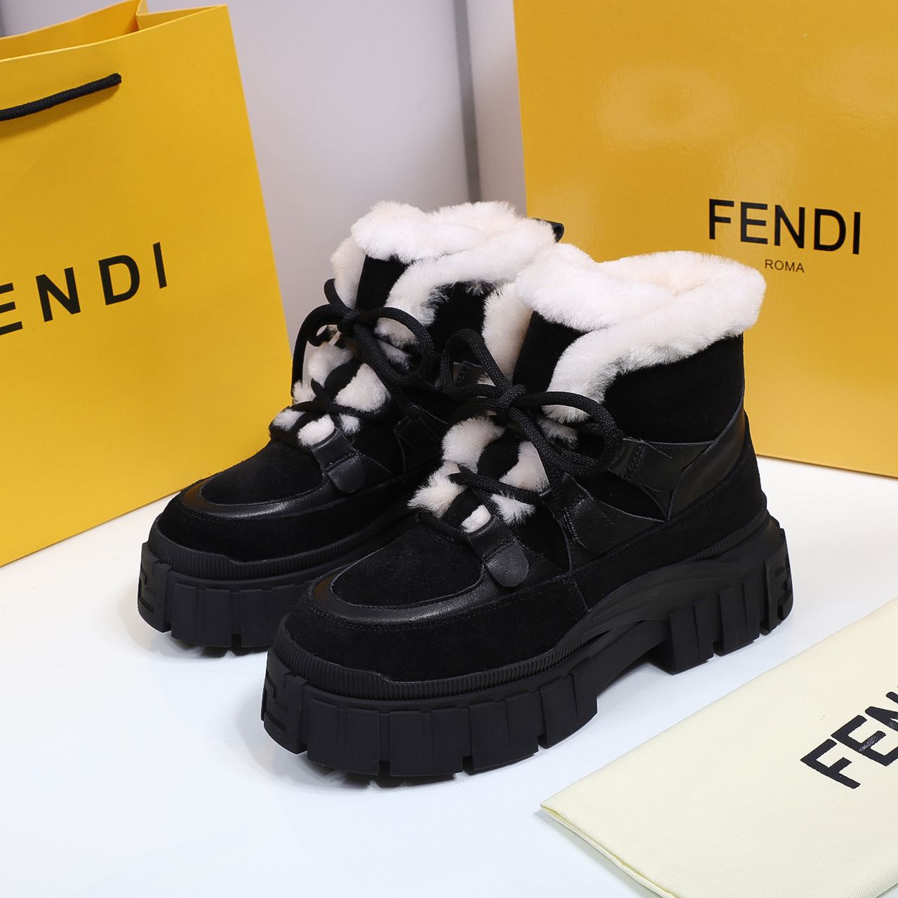 Fendi Trending Casual Boots Shoes 09