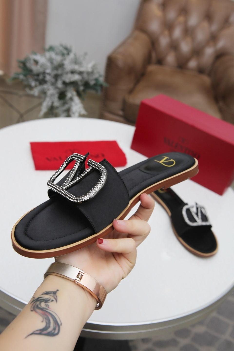 Valentino Fashion Women Casual Slipper Shoes 40