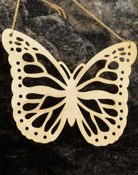butterfly shape necklace