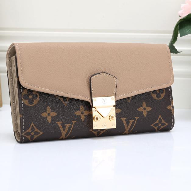 Louis Vuitton Women Fashion Leather Buckle Wallet Purse-2