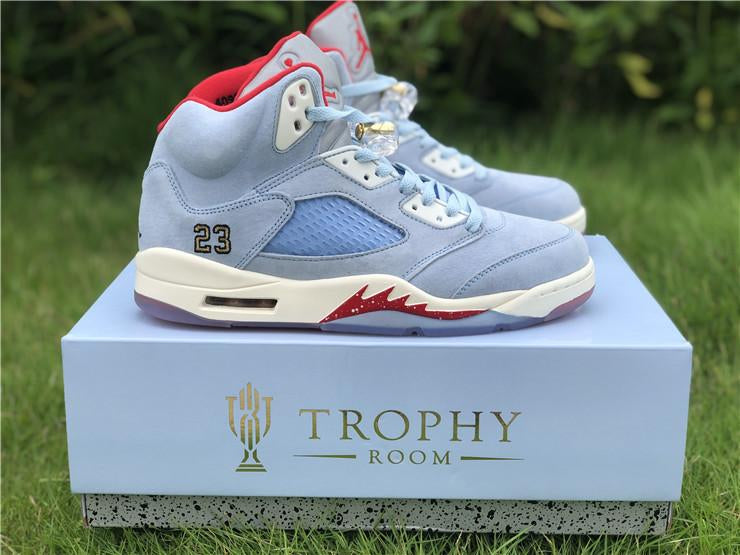 LO Trophy Room x Air Jordan 5 隆掳Ice Blue隆卤