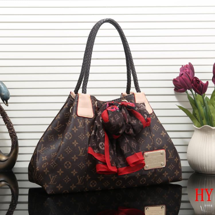 Louis Vuitton LV Women Fashion Leather Satchel Shoulder Bag Hand