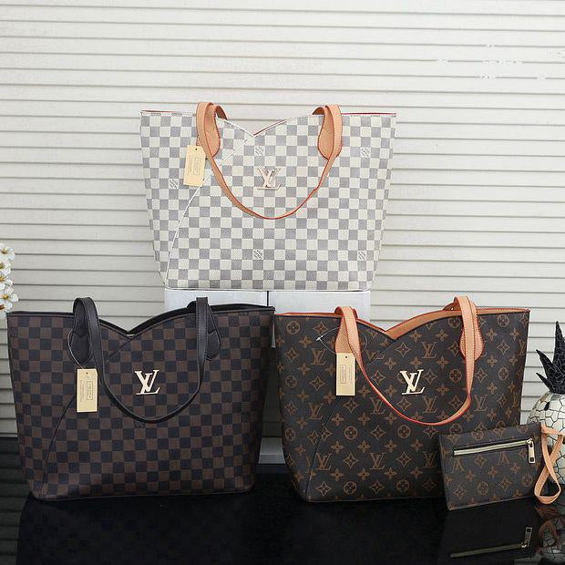 Louis Vuitton LV Womens Shopping Bag Shoulder Bag Wallet Two-Pie