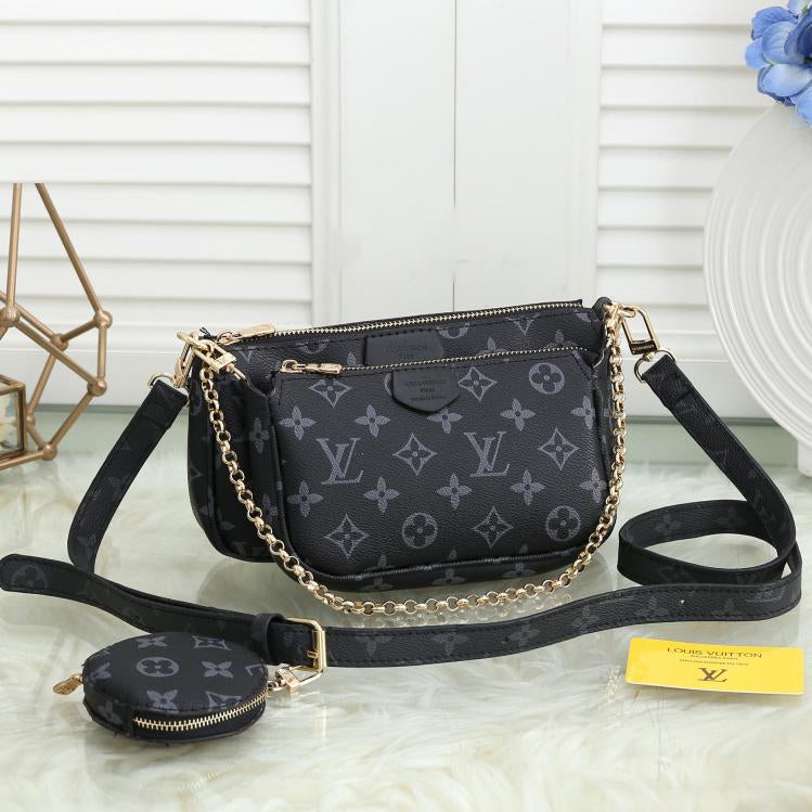 Louis Vuitton Fashion Leather Handbag Crossbody Shoulder Bag Satchel-13