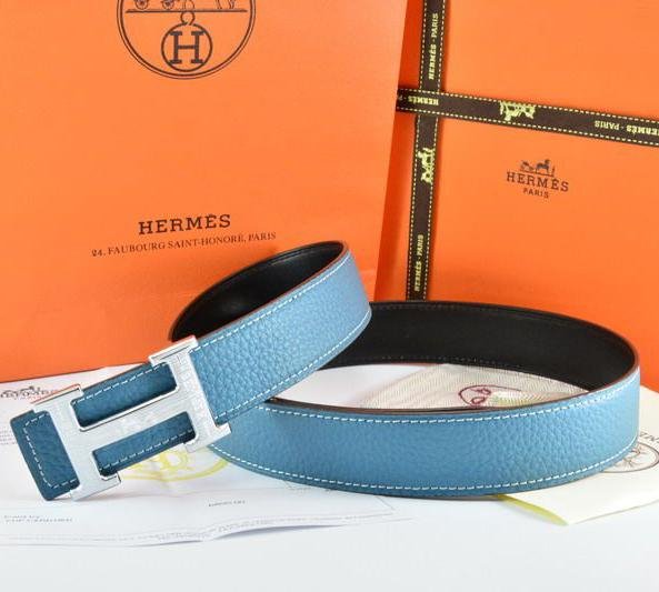 Herm猫s Fashion Woman Men Buckle Belt Leather Belt from-7