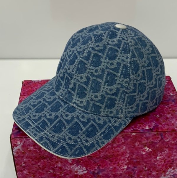 DIOR Embroidered duck tongue hat-5