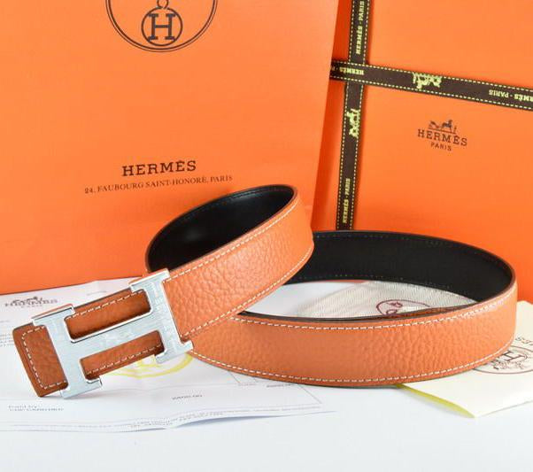 Herm猫s Fashion Woman Men Buckle Belt Leather Belt from-1