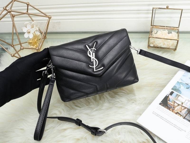 ysl women leather shoulder bag satchel tote bag handbag shopping-77