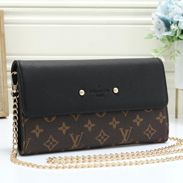 Louis Vuitton Women Fashion Leather Chain Satchel Shoulder Bag Handbag Crossbody-4