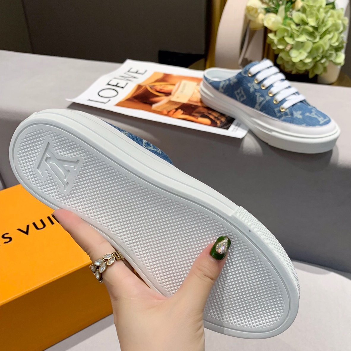 Louis Vuitton Women Fashion Casual Slipper Shoes-18