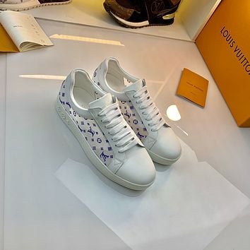 LV Louis Vuitton 2021 NEW ARRIVALS Mens And Womens LUXEMBOURG Sneakers Shoes