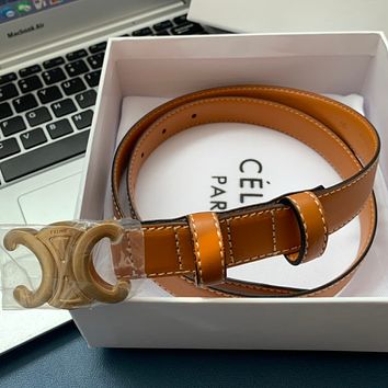 Celine leather belt-2