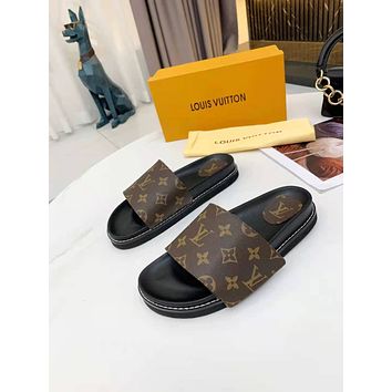 LV Louis Vuitton 2021 NEW ARRIVALS Womens SUNSET COMFORT Sandals Shoes-1