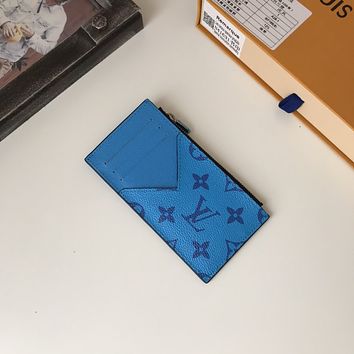 LV Louis Vuitton MONOGRAM CANVAS CARD HOLDER WALLET