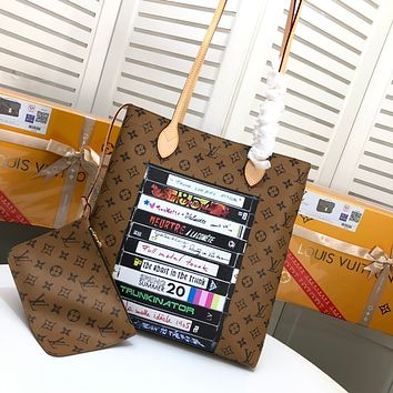 LV Louis Vuitton MONOGRAM CANVAS HANDBAG SHOULDER BAG TOTE BAG-1