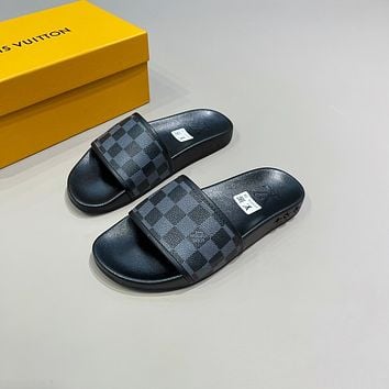 LV Louis Vuitton 2021 NEW ARRIVALS Mens And Womens WATERFRONT Sandals Shoes-47
