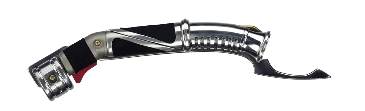 Hilt of Count Dooku's curved lightsaber