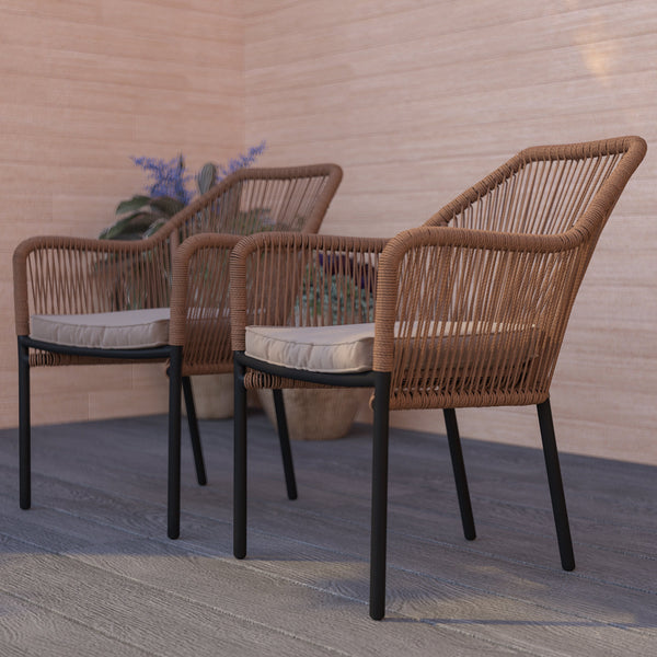 Merrick Lane Magnolia Patio Club Chairs