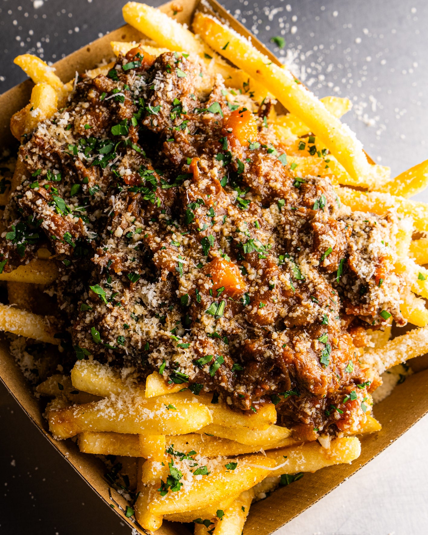 Messina loaded fries