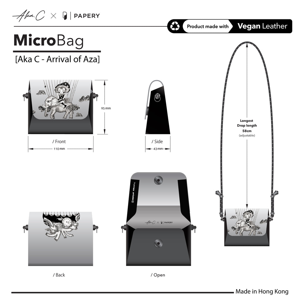 AKA C X PAPERY MICRO BAG 永續精緻小廢包