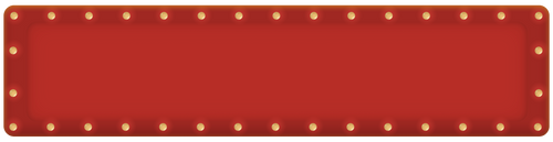 A red countdown frame, lighting bulb