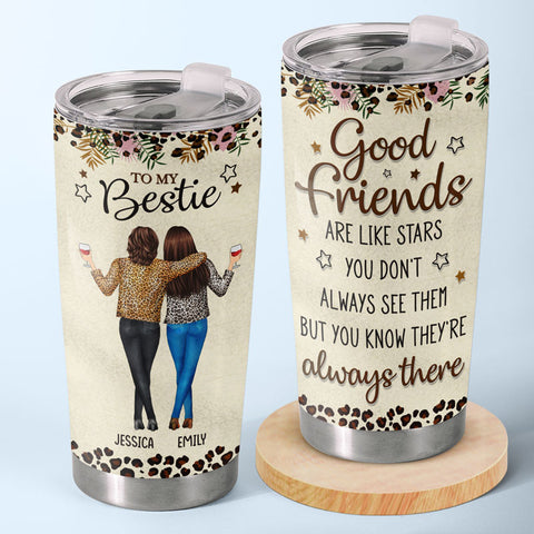 Snoopy| Good Friend Quote| Glitter| Tumbler