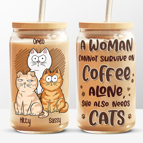 Love Yourself - Personalized Custom Glass Cup, Iced Coffee Cup - Birth -  Pawfect House ™