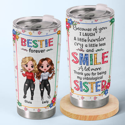 Partners In Crime Personalized Bestie Tumbler, Best Friends Funny Tumbler  Gift, Friendship Christmas Gift - Best Personalized Gifts For Everyone