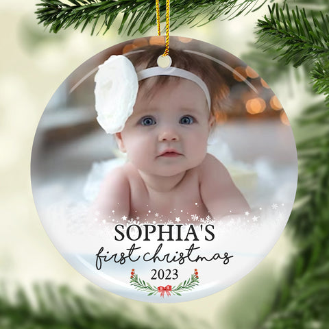 Custom Acrylic Christmas Ornament- Christmas Gift For Friends & Family –  BOSTON CREATIVE COMPANY