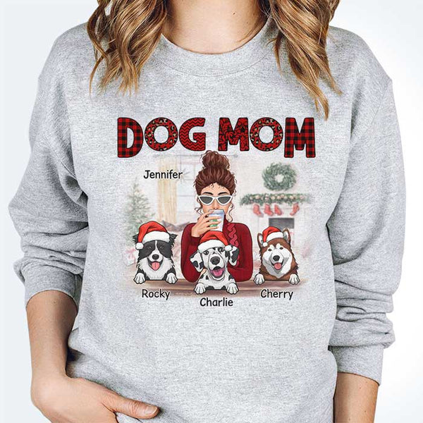 Merry Christmas To The Best Dog Mom Ever - Personalized Unisex T-Shirt -  Pawfect House ™