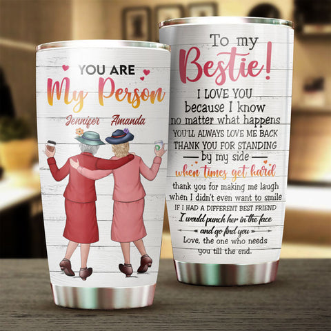 Best Friends gifts - you're my person - Unique Friendship Gifts — Glacelis