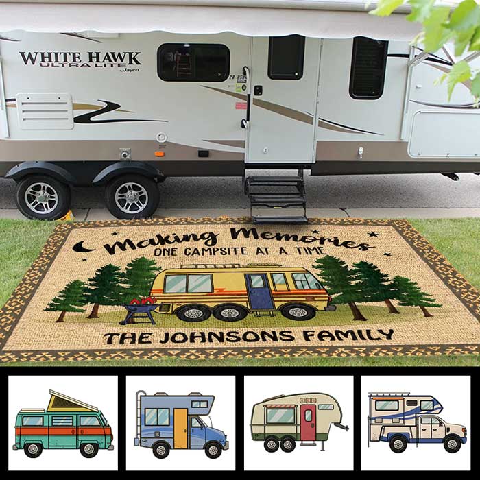 travel trailer welcome mat