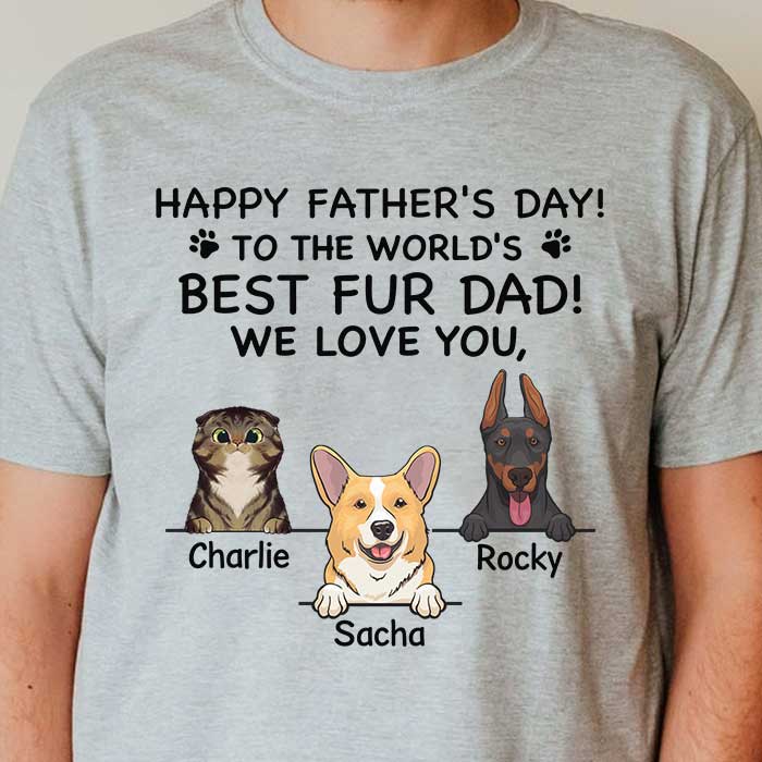 Happy Father's Day To The World's Best Fur Dad - Gift for Dad ...