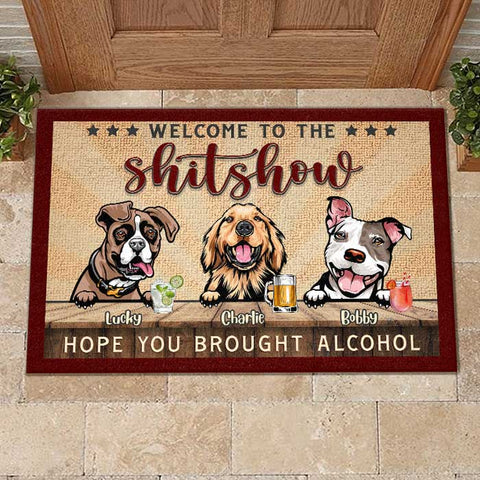 Happy Campers - Personalized Decorative Mat - Pawfect House ™