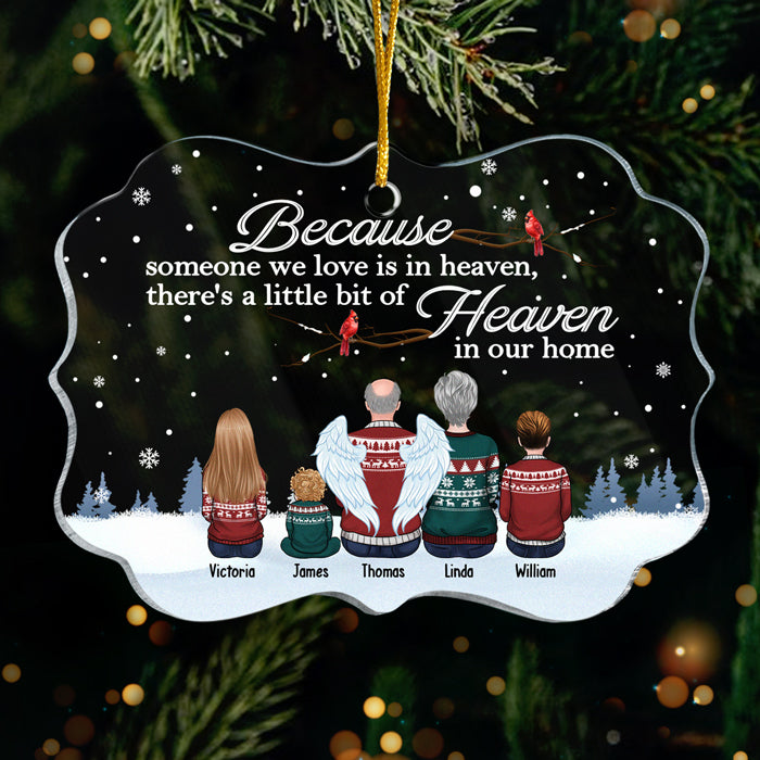 There s a little bit of heaven in our home memorial personalized