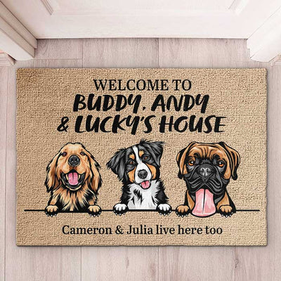 Personalized Door Mat, Home Decor, Welcome Mat, Door Mats Indoor, Indoor  Door Mat, Funny Welcome Mat, Dog Welcome Mat, Welcome Mats Outdoor, Gift  for Dog Lovers, Cute Doormat, Pawfect House ™