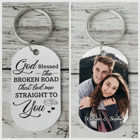 J for Every Time You Think of Me, I'm Right There in Your Heart - Personalized Keychain - PawfectHouses.com