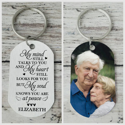 J The Moment Your Heart Stopped - Personalized Keychain - Gift for Couples, Husband Wife - PawfectHouses.com