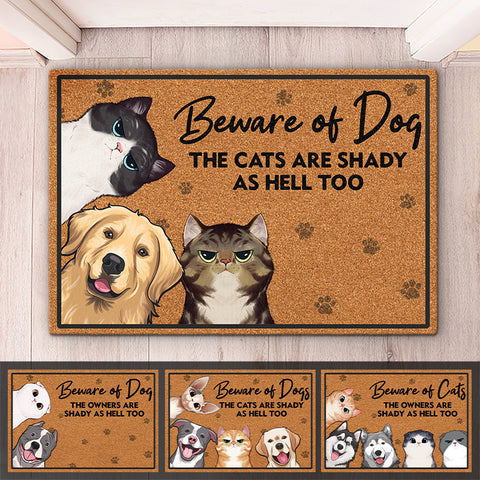 Happy Campers - Personalized Decorative Mat - Pawfect House ™